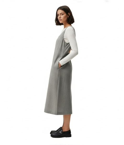 Savot Midi Linen Dress
