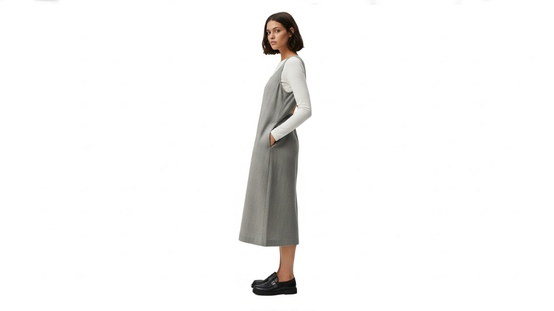 Savot Midi Linen Dress